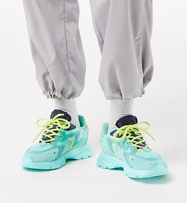 LACOSTE「レディース L003 NEO 123 1 SFA」|スニーカー|ターコイズブルー