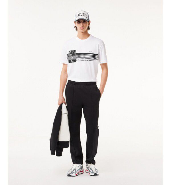 LACOSTE「テニスプレイヤーグラフィックフランスメイドTシャツ」|Tシャツ・カットソー|