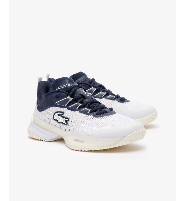 LACOSTE「ウィメンズ AG-LT23 ULTRA 124 1 SFA」|スニーカー|ホワイト&times;ネイビー