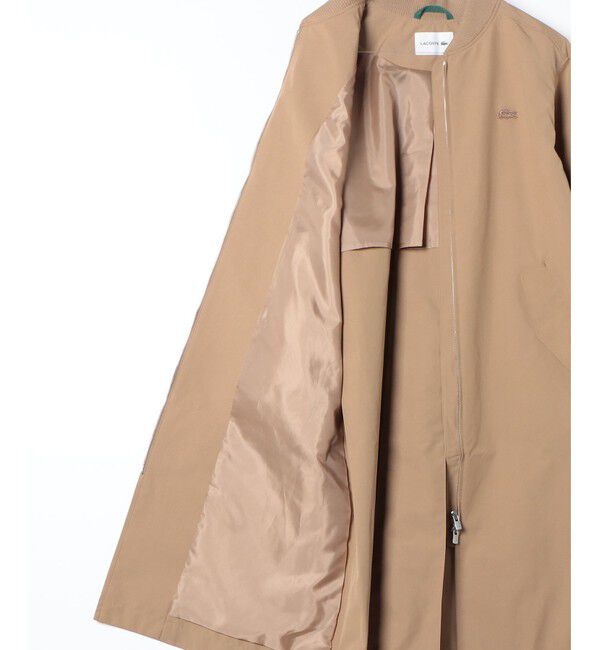 LACOSTE「ルーズフィットAライン ロング丈ノーカラーコート」|その他|