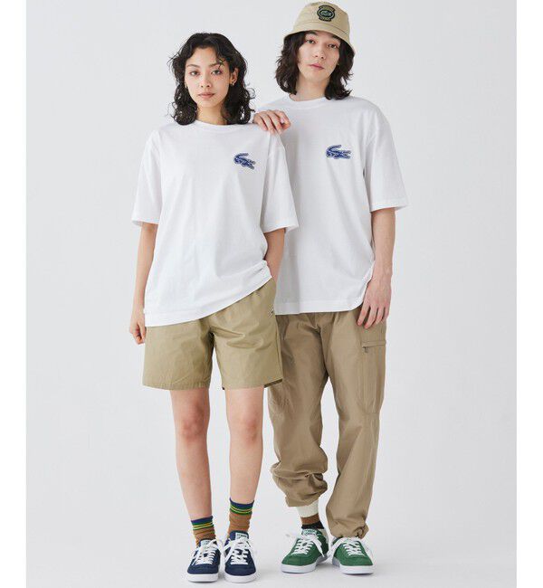 LACOSTE「【オンライン限定】LACOSTE オーバーサイズ バック プリント Tシャツ」|Tシャツ・カットソー|