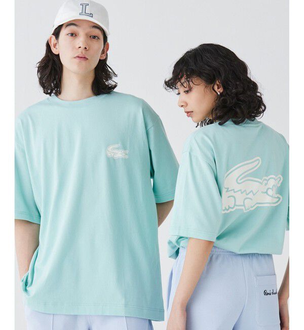LACOSTE「【オンライン限定】LACOSTE オーバーサイズ バック プリント Tシャツ」|Tシャツ・カットソー|ミント