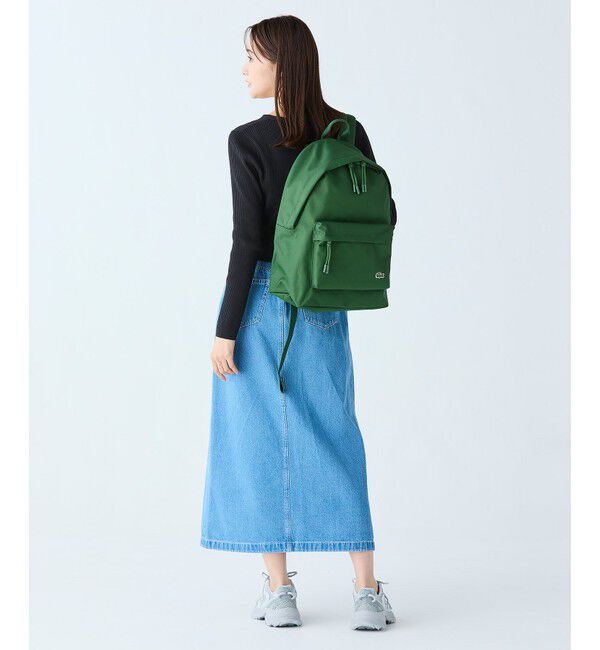 LACOSTE「UVカット クールマックスリブニットカーディガン」|カーディガン|