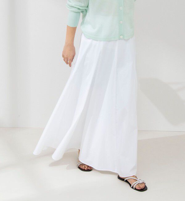 NOLLEY'S sophi「ウォッシャブルタイプライターフレアロングスカート」|スカート|