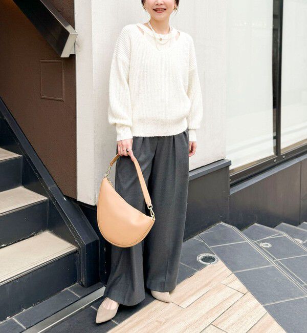 NOLLEY'S「《セットアップ対応》ストレッチツイルワイドパンツ」|その他|