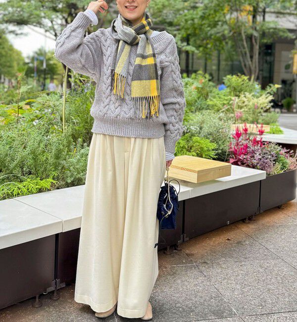 NOLLEY'S「◇【WEB限定サイズあり】《セットアップ対応》ウォッシャブルMannishワイドパンツ」|その他|