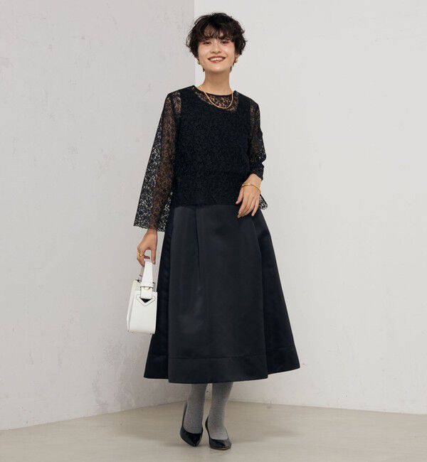 NOLLEY'S「《セットアップ対応》ウォッシャブルBrocheレース2WAYブラウス」|シャツ・ブラウス|