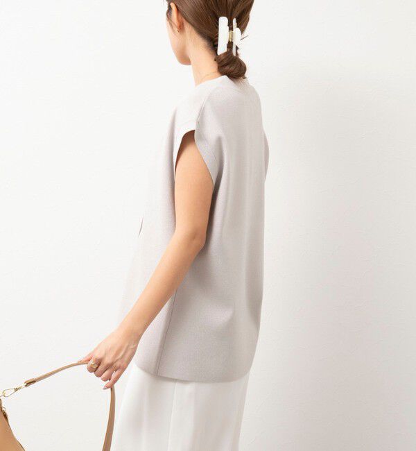 NOLLEY'S sophi「《手洗い可能》《オールシーズン/セットアップ対応》ラメ総針ニットジレ」|ニット・セーター|