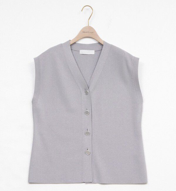 NOLLEY'S sophi「《手洗い可能》《オールシーズン/セットアップ対応》ラメ総針ニットジレ」|ニット・セーター|
