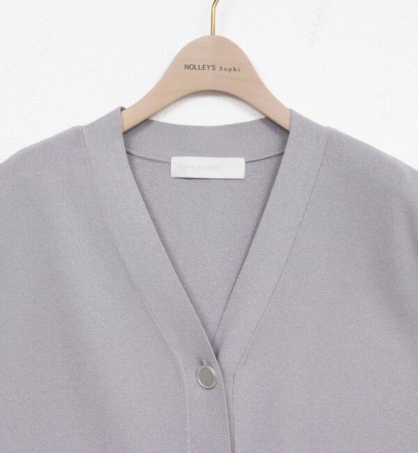 NOLLEY'S sophi「《手洗い可能》《オールシーズン/セットアップ対応》ラメ総針ニットジレ」|ニット・セーター|