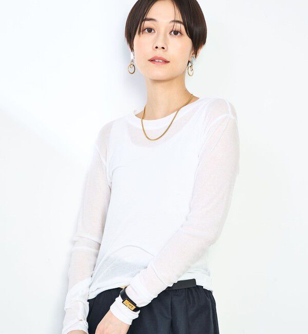 NOLLEY'S「MY STANDARD シアーロンT」|Tシャツ・カットソー|