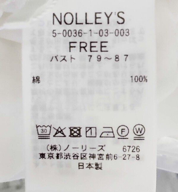 NOLLEY'S「MY STANDARD シアーロンT」|Tシャツ・カットソー|