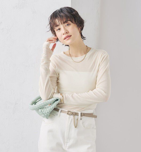 NOLLEY'S「MY STANDARD シアーロンT」|Tシャツ・カットソー|