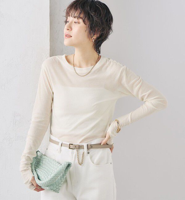 NOLLEY'S「MY STANDARD シアーロンT」|Tシャツ・カットソー|