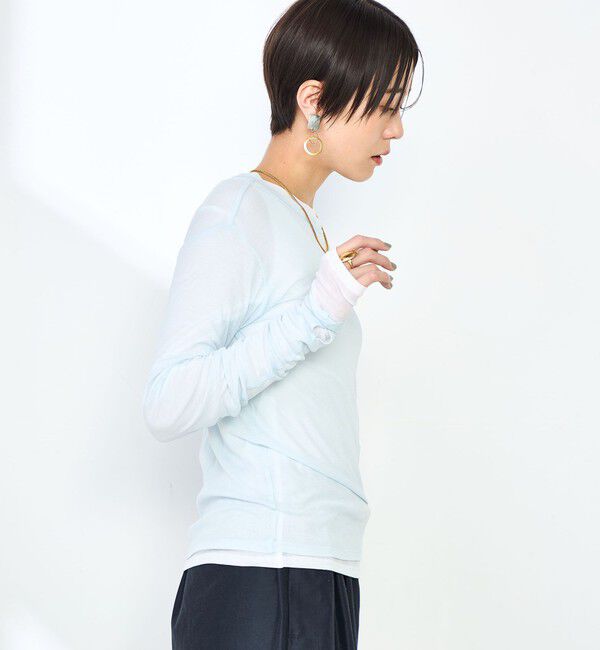 NOLLEY'S「MY STANDARD シアーロンT」|Tシャツ・カットソー|