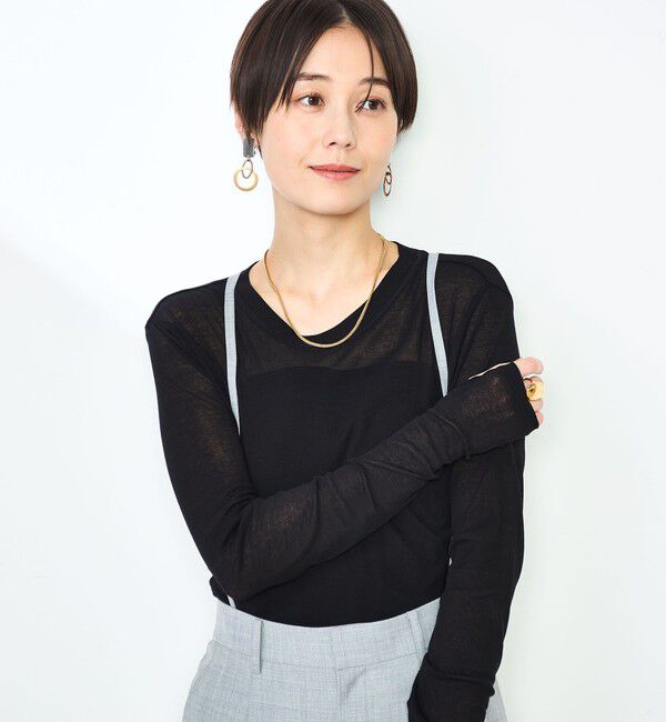 NOLLEY'S「MY STANDARD シアーロンT」|Tシャツ・カットソー|