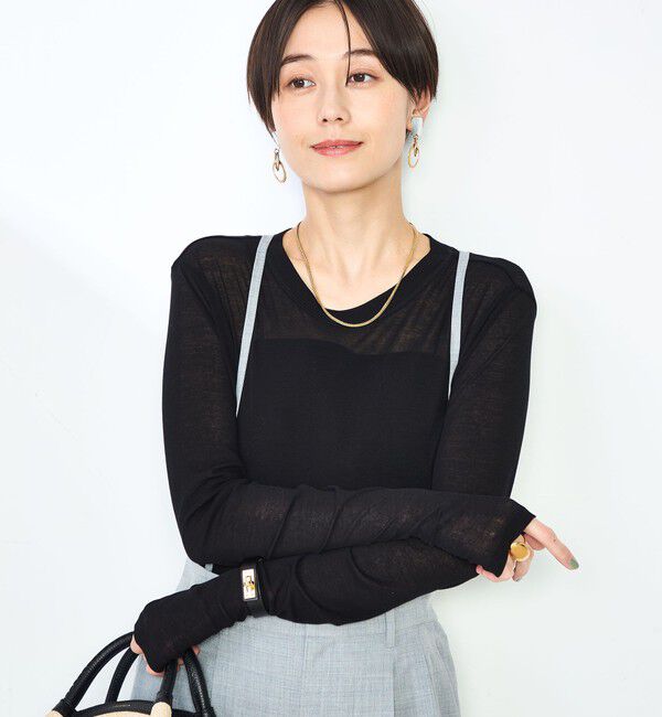 NOLLEY'S「MY STANDARD シアーロンT」|Tシャツ・カットソー|