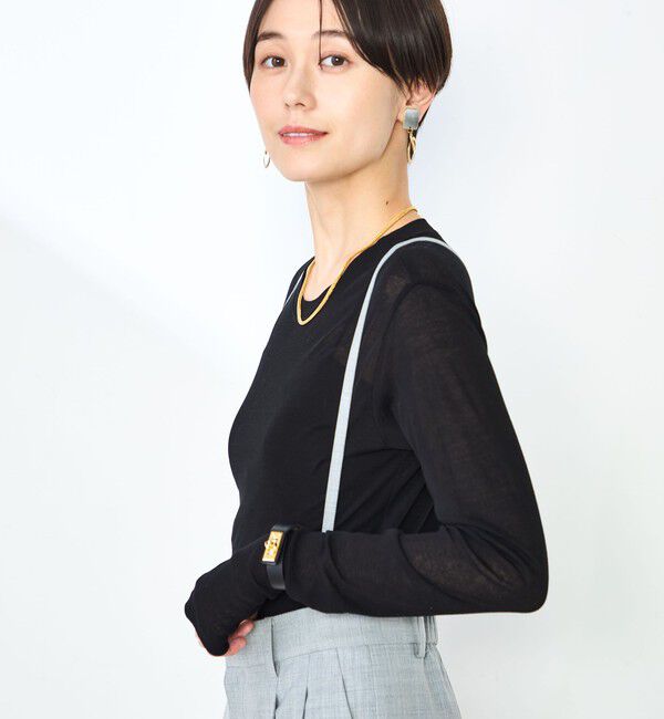 NOLLEY'S「MY STANDARD シアーロンT」|Tシャツ・カットソー|