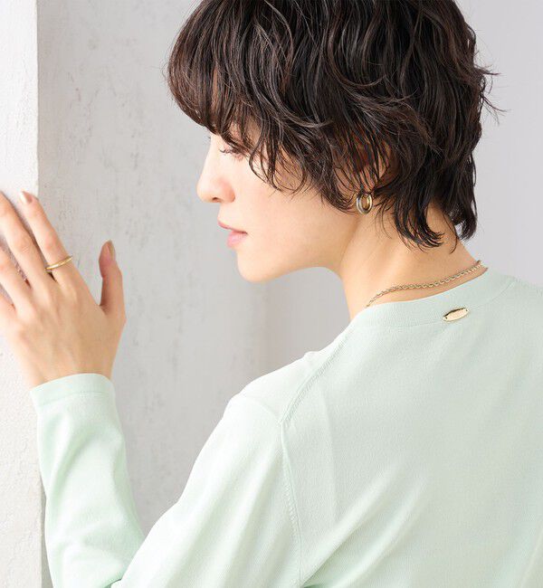 NOLLEY'S sophi「《アンサンブル対応》《手洗い可能》マルチファンクションクルーネックカーディガン」|カーディガン|