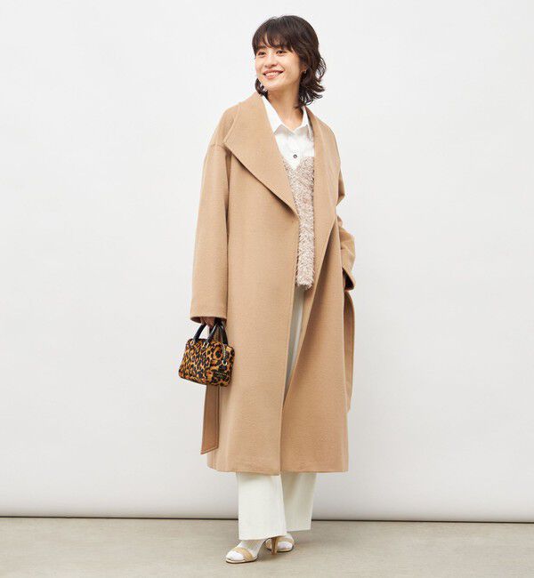 NOLLEY'S sophi「【一部WEB限定色】アンゴラビーバーベルテッドロングコート」|その他|