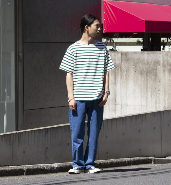 GLOSTER「【GLOSTER/グロスター】バスクシャツ ボーダーTシャツ ショートスリーブ」|Tシャツ・カットソー|