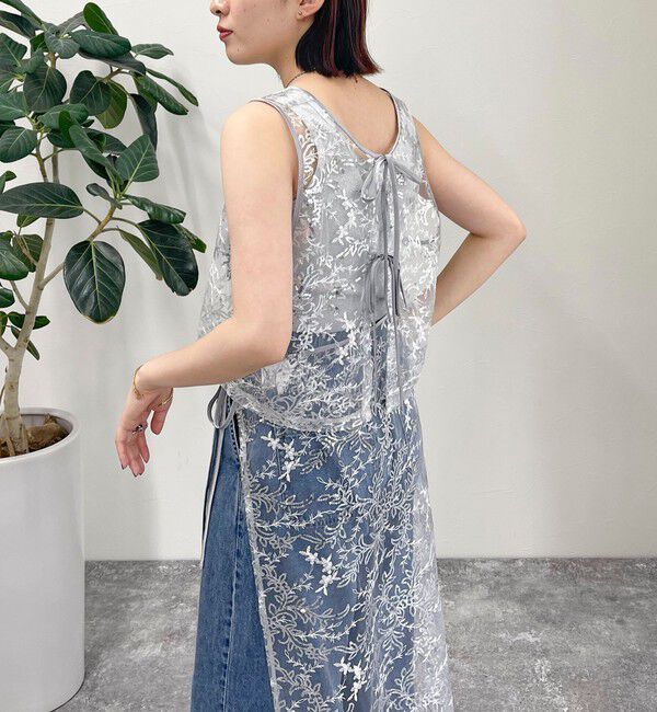 fredy emue「キラキラ2WAYベスト」|ベスト・ジレ|