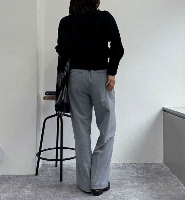 fredy emue「袖ボリュームパール付きニットプルオーバー」|ニット・セーター|