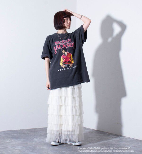 GLOSTER「【GOOD ROCK SPEED】MICHAEL JACKSON TEE プリントTシャツ」|Tシャツ・カットソー|