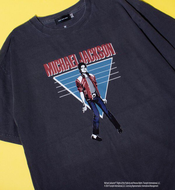 GLOSTER「【GOOD ROCK SPEED】MICHAEL JACKSON TEE プリントTシャツ」|Tシャツ・カットソー|ブラック系その他5