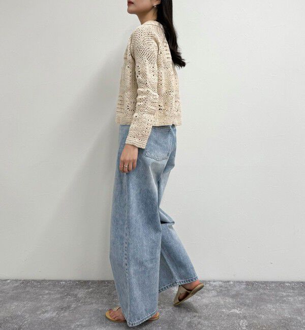 fredy emue「MADE INDIA クロシェ編みカーディガン」|カーディガン|