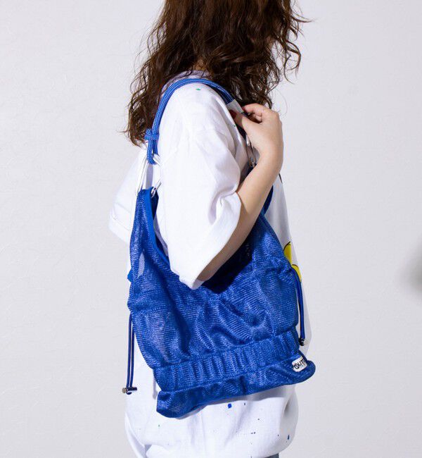 GLOSTER「【OUTDOOR PRODUCTS】メッシュギャザーショッパーバッグ」|ショルダー・メッセンジャー|