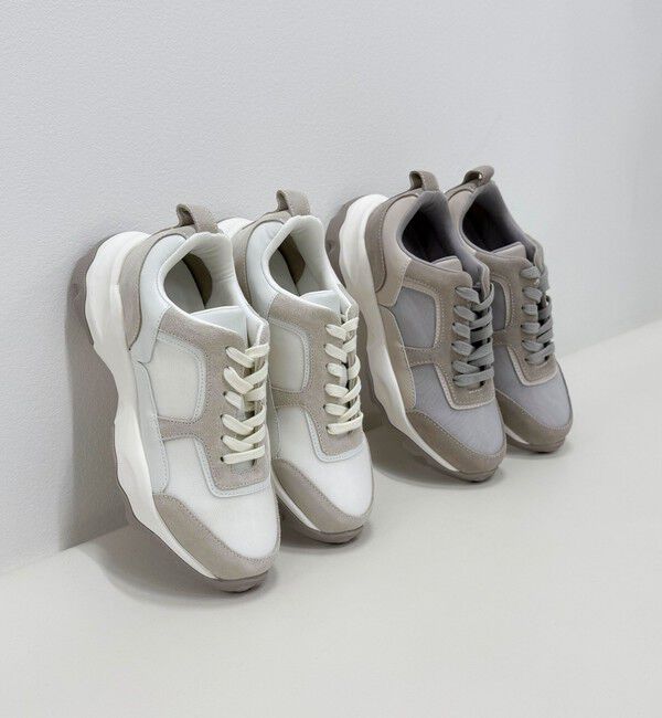 fredy emue「【atelier brugge/アトリエブルージュ】 ライトソール微配色スニーカー」|スニーカー|