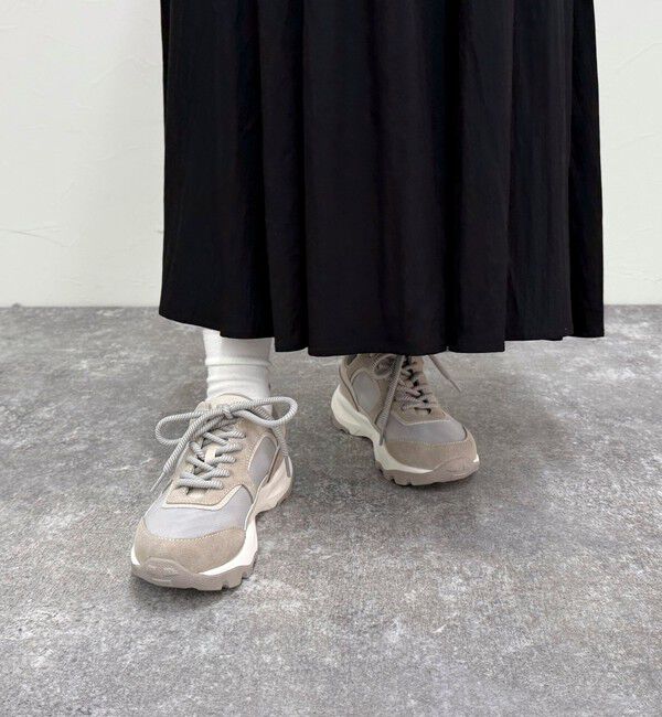 fredy emue「【atelier brugge/アトリエブルージュ】 ライトソール微配色スニーカー」|スニーカー|