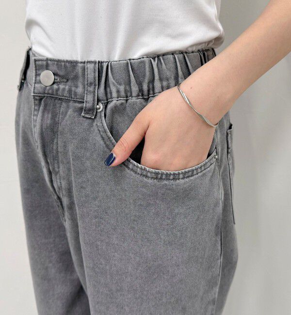 fredy emue「ブリーチデニム５ポケイージーパンツ」|デニム|