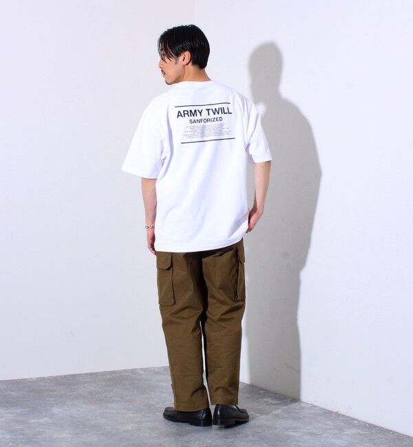 GLOSTER「【ARMY TWILL/アーミーツイル】30/2 OE Half Sleeve T プリントTシャツ」|Tシャツ・カットソー|