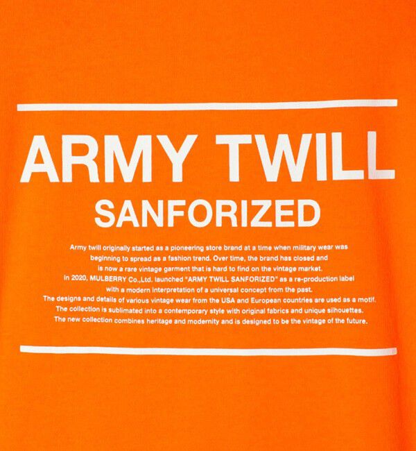 GLOSTER「【ARMY TWILL/アーミーツイル】30/2 OE Half Sleeve T プリントTシャツ」|Tシャツ・カットソー|