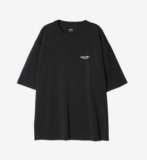 GLOSTER「【ARMY TWILL/アーミーツイル】30/2 OE Half Sleeve T プリントTシャツ」|Tシャツ・カットソー|ブラック