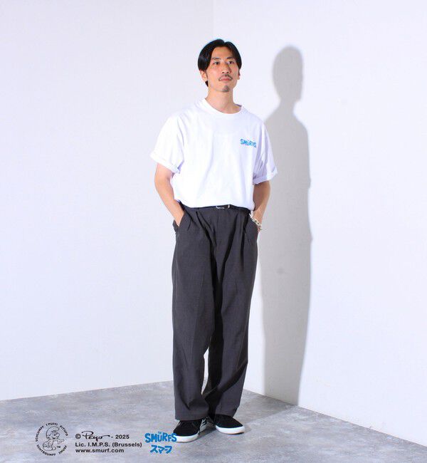 FREDY MAC「 「CUTE CHARACTERS」スマーフ コミック風 バックプリントTシャツ④」|Tシャツ・カットソー|