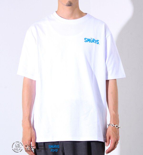 FREDY MAC「 「CUTE CHARACTERS」スマーフ コミック風 バックプリントTシャツ④」|Tシャツ・カットソー|