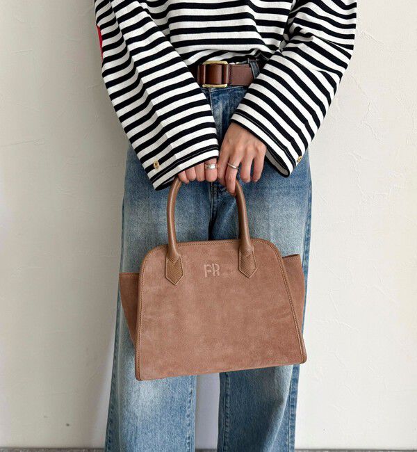 fredy emue「FR台形スエードバッグ」|ショルダー・メッセンジャー|