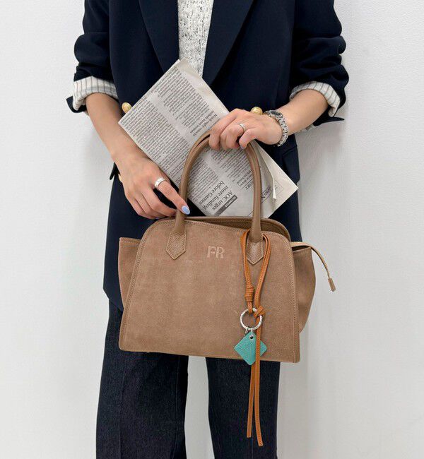 fredy emue「FR台形スエードバッグ」|ショルダー・メッセンジャー|