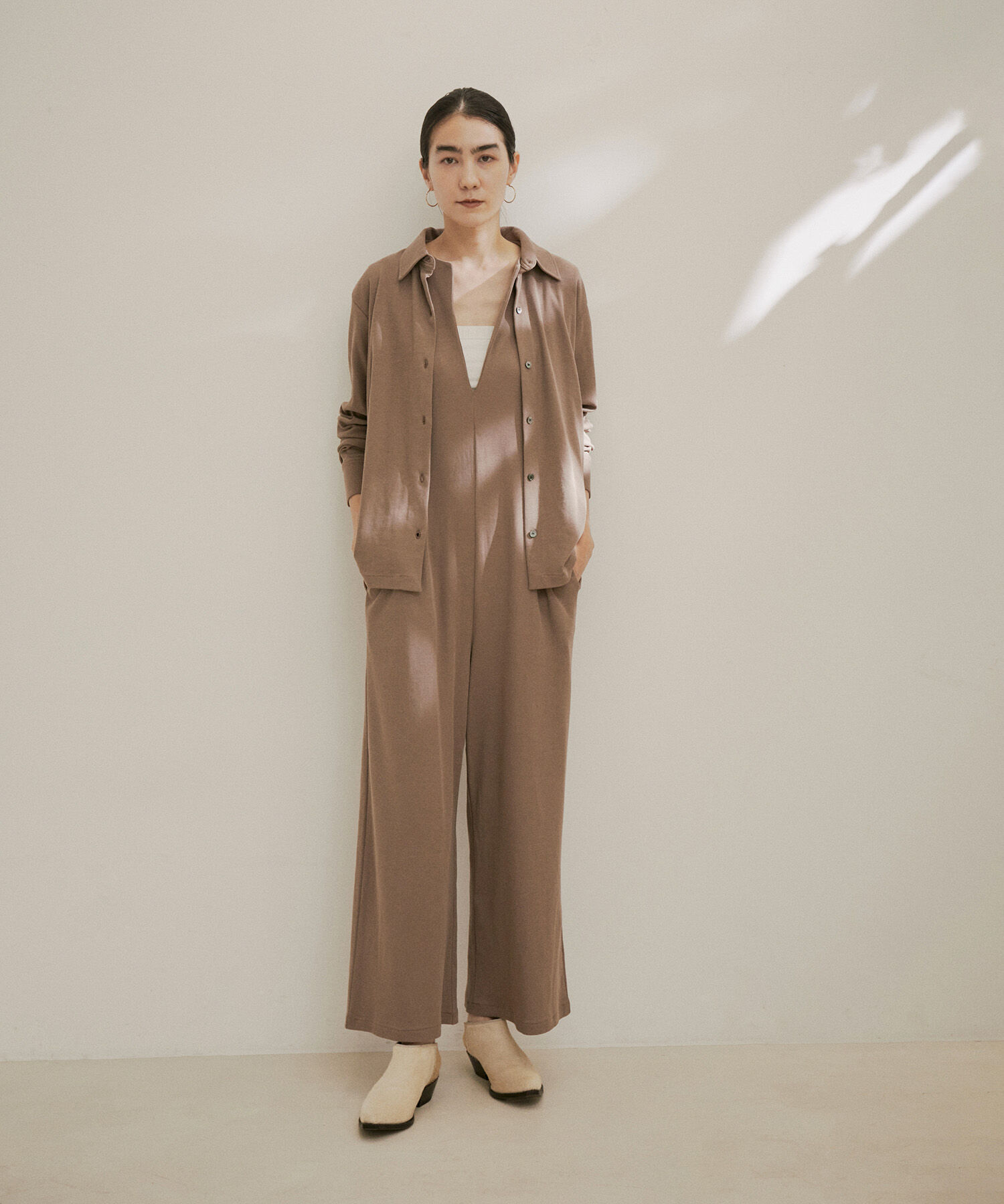 SALON adam et rope'「KINANポンチシャツ【洗える】」|シャツ・ブラウス|