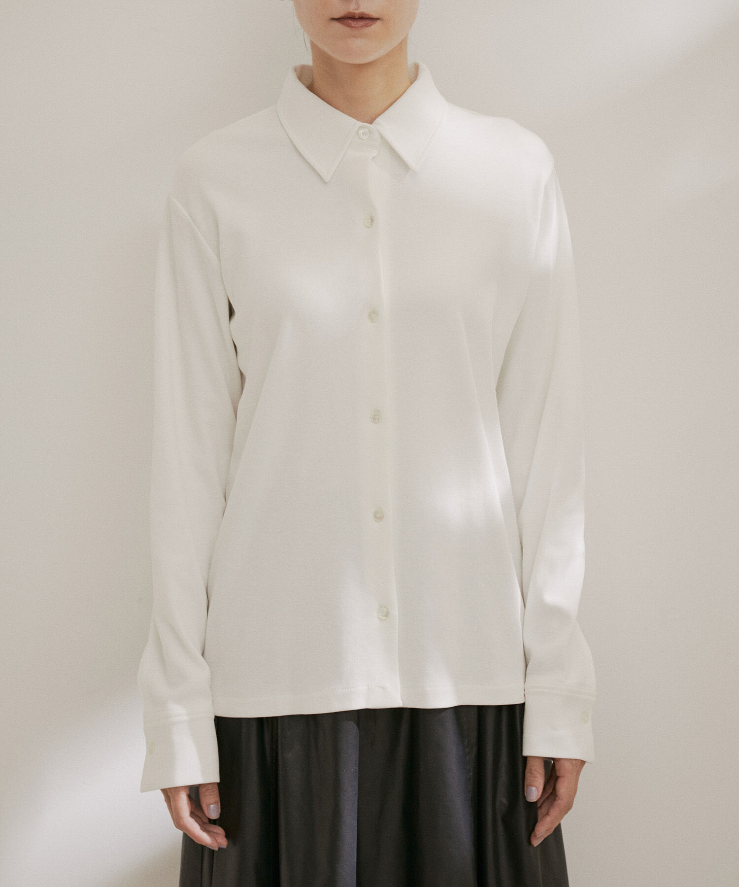 SALON adam et rope'「KINANポンチシャツ【洗える】」|シャツ・ブラウス|