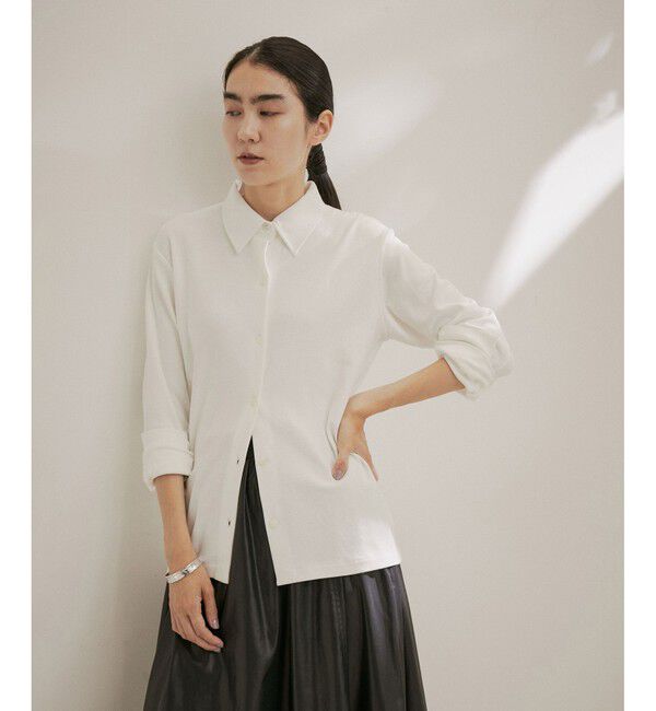 SALON adam et rope'「KINANポンチシャツ【洗える】」|シャツ・ブラウス|オフサブ