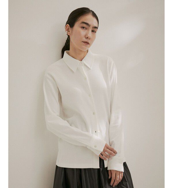 SALON adam et rope'「KINANポンチシャツ【洗える】」|シャツ・ブラウス|