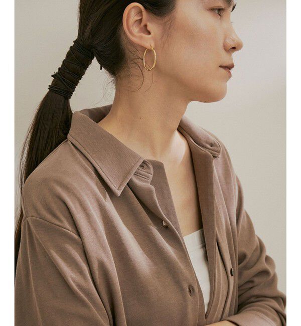 SALON adam et rope'「KINANポンチシャツ【洗える】」|シャツ・ブラウス|