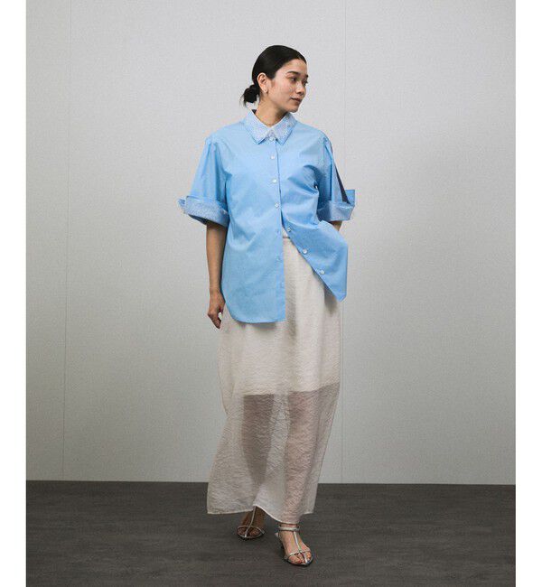 SALON adam et rope'「シアーレイヤードスカート」|スカート|