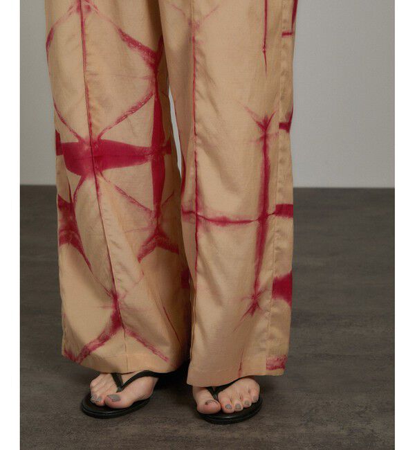 SALON adam et rope'「タイダイイージーパンツ」|チノ|