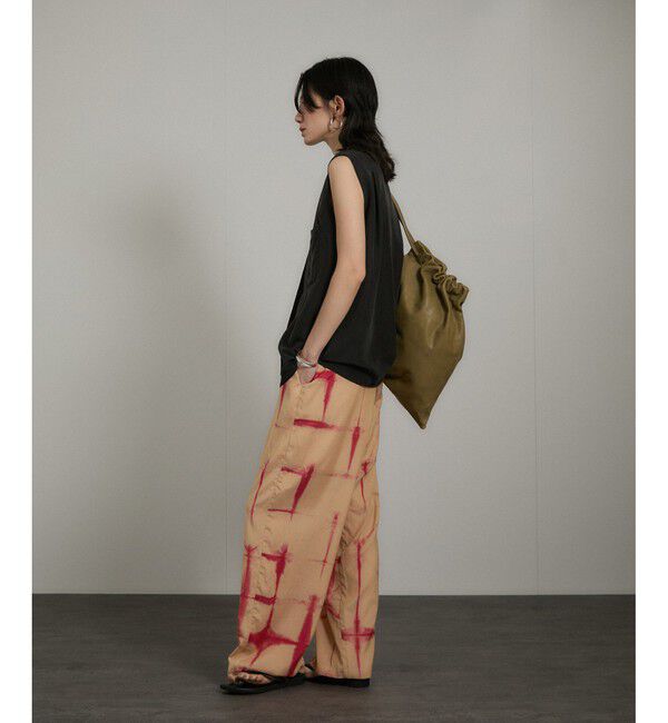 SALON adam et rope'「タイダイイージーパンツ」|チノ|