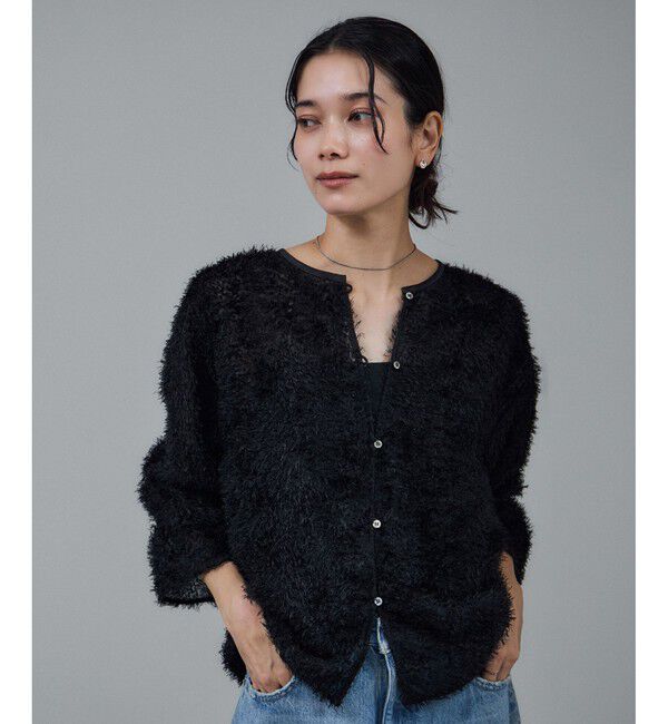 SALON adam et rope'「【WEB限定】2WAYレイユールジャガードブラウス」|シャツ・ブラウス|ブラック(01)